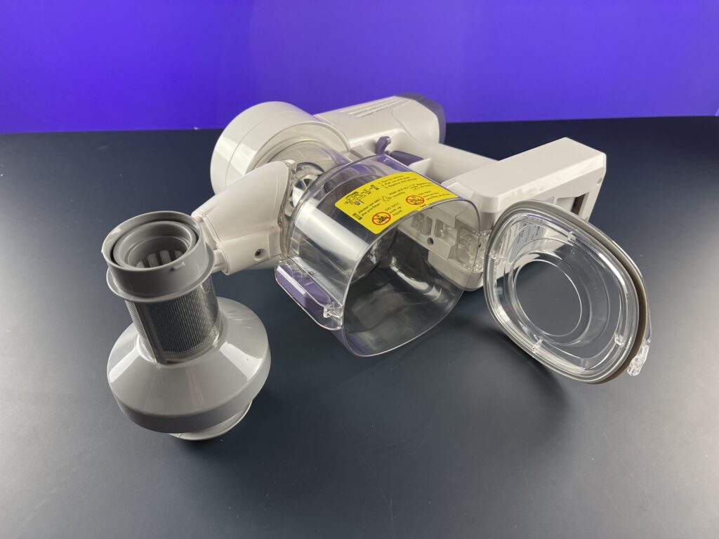 Revisión de Tineco A10 Dash: tanque y filtro interno