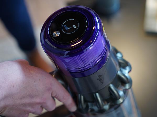 Revisión de Dyson V11 - pantalla LCD