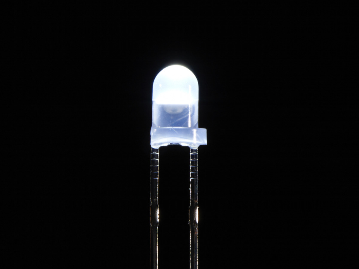 Una foto de un LED