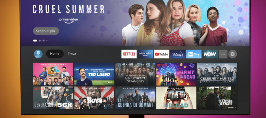 interfaccia fire stick amazon
