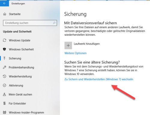Copia de seguridad con Windows 10