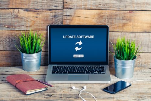 Software Built -in: actualización en el cuaderno