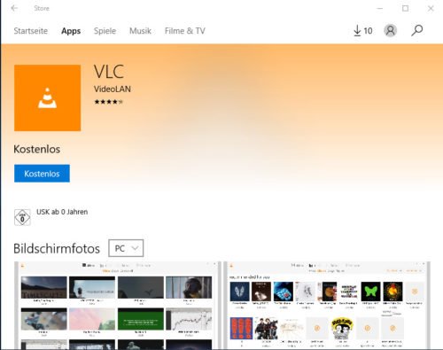 Aplicación VLC
