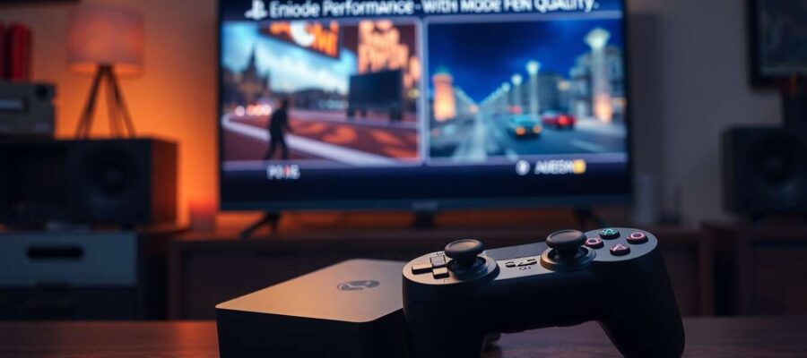 Les différences entre les modes de performance et de qualité sur PlayStation.